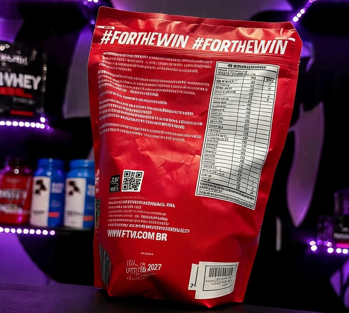 Whey Protein FTW - verso